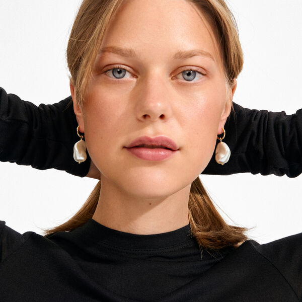 RADLEY &oslash;reringe, guldbelagt, Pilgrim