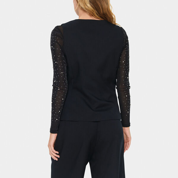 MariSZ Vest, black, Saint Tropez