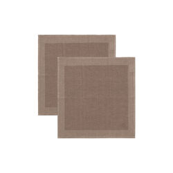PLAIN serviet, mahogany brown, Georg Jensen Damask
