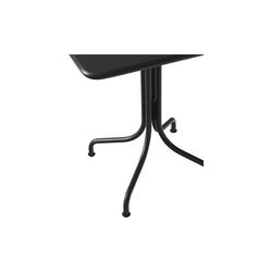 Thorvald SC97 Outdoor Café Table Square, warm black, &Tradition