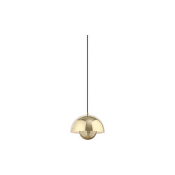 Flowerpot VP1 Pendant, brass-plated, &Tradition