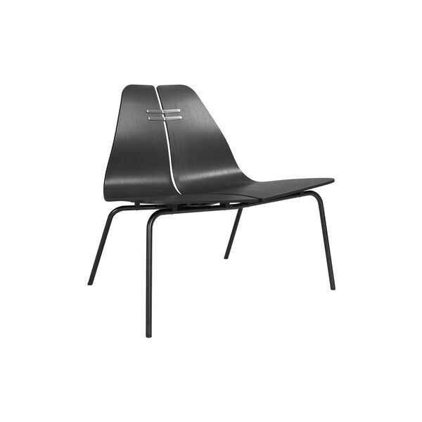 PK23™ loungestol, sortfarvet ask/sort, Fritz Hansen