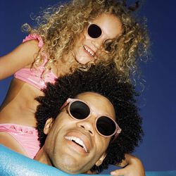 #D JUNIOR solbriller, pink, IZIPIZI