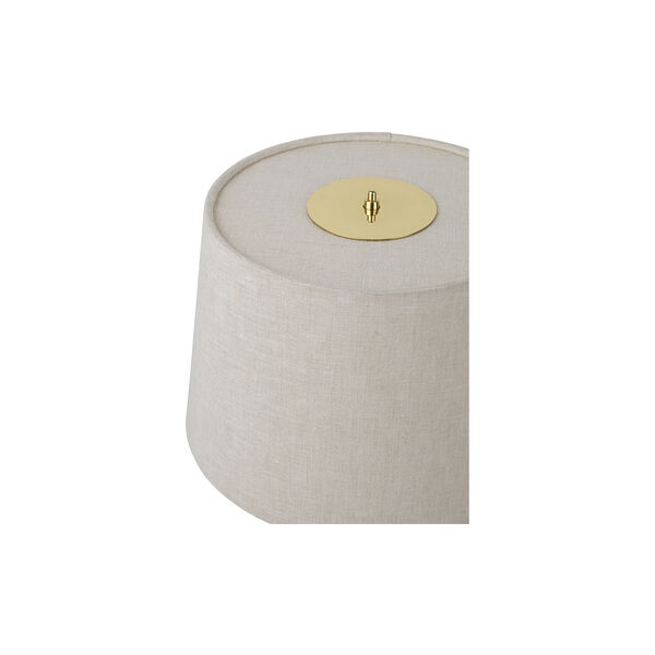 9205 Table Lamp, brass/canvas, GUBI