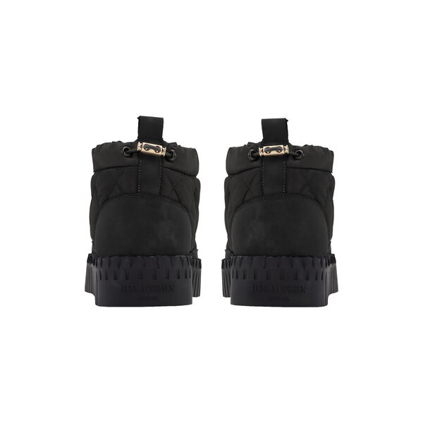 Tulip Low Padded Boot, black black, Ilse Jacobsen Hornb&aelig;k