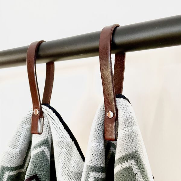Magnetisk h&aring;ndkl&aelig;deholder, brown, Nordan Home