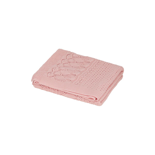 Pointelle baby striktæppe, sorbet, Cam Cam Copenhagen