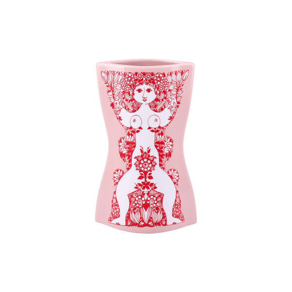 Nina Vase, pink/r&oslash;d, Bj&oslash;rn Wiinblad