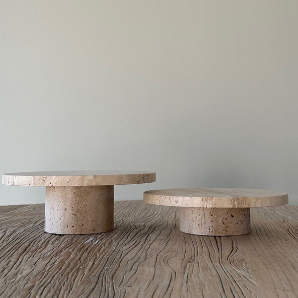 Lavt dekorativt fad, sand Lavt dekorativt fad, sand, HOEME Copenhagen