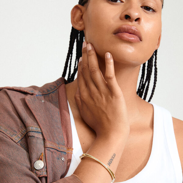 KIRA Armbånd, gold plated, Pilgrim