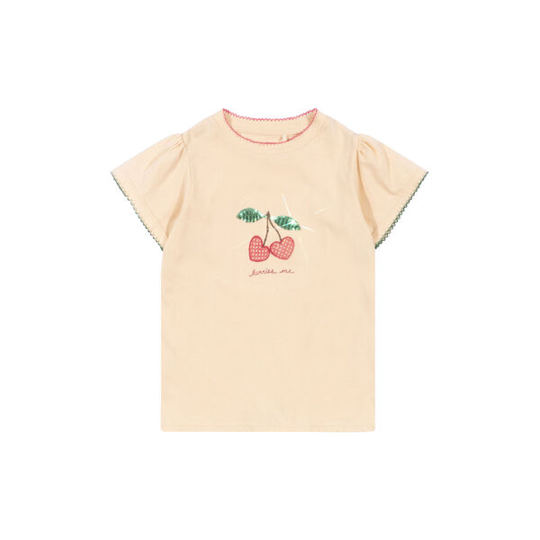 Famo Puff Tee, ecru Famo Puff Tee, ecru, Konges Sløjd