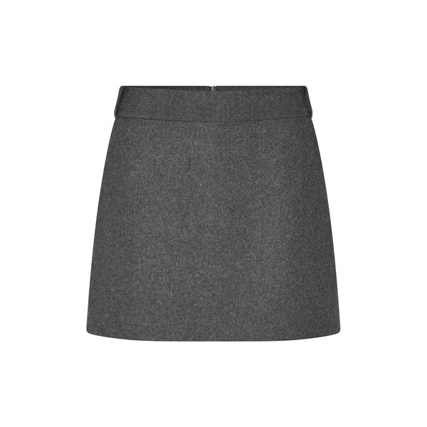 Milea Mini Skirt, dark grey melange, Second Female