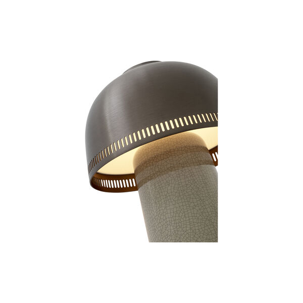 Raku SH8 transportabel bordlampe, beige grey/bronzed, &Tradition