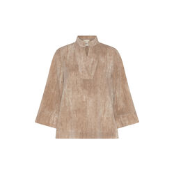 370HMMerli blouse, shatter brown, Heartmade