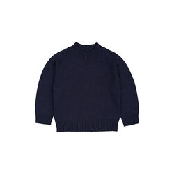 Pullover w. Turtle Neck, navy, Copenhagen Colors Organics
