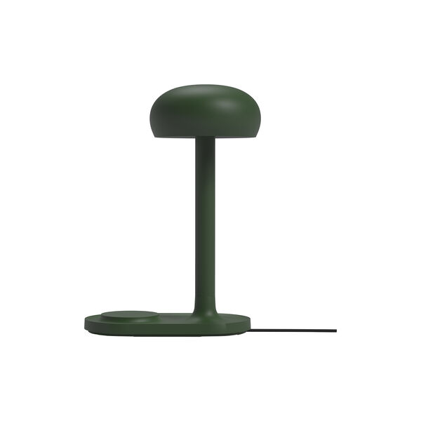 Emendo lampe med Qi tr&aring;dl&oslash;s oplader, emerald green, Eva Solo
