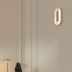 Sasi Small Wall Lamp, silver Sasi Small Wall Lamp, silver, Nuura