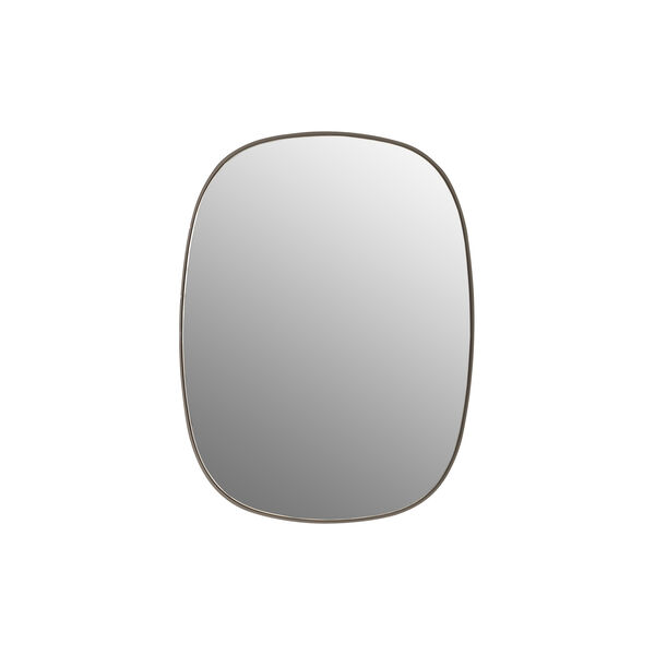 Framed Mirror, taupe/clear Framed Mirror, taupe/clear, Muuto