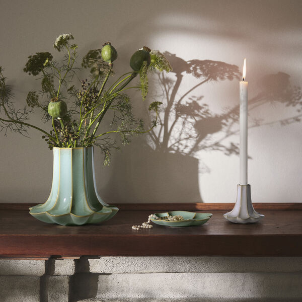 Kantarel Vase, gr&oslash;n, K&auml;hler