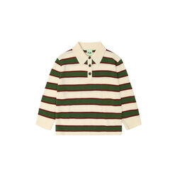 Striped Polo, ecru, FUB