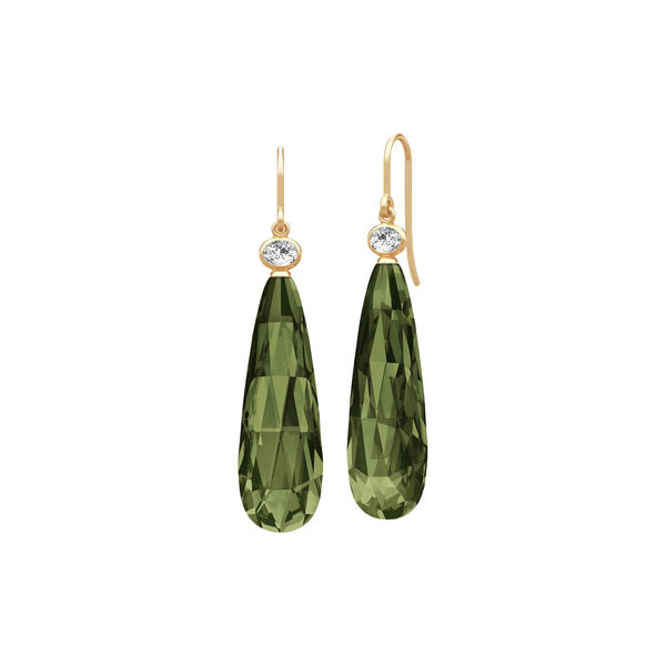 Ofelia Drop &Oslash;reringe, olive green, Julie Sandlau