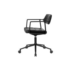 VIPP453 Swivel+ Chair with Castors, black/black, Vipp