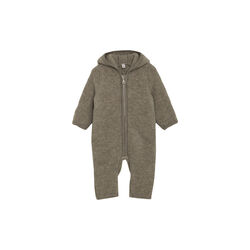 Pram Suit Ears Wool Fleece, savannah melange Pram Suit Ears Wool Fleece, savannah melange, HUTTEliHUT
