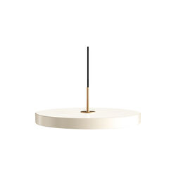 Asteria Plus Pendant, pearl white/brass, UMAGE