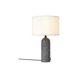 Gravity Table Lamp, grey marble/white, GUBI