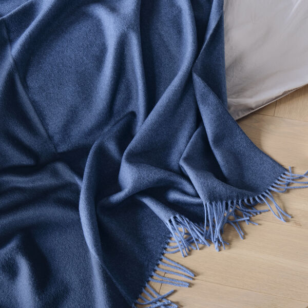 Secret plaid, 02205 ocean/ink, Silkeborg Uldspinderi