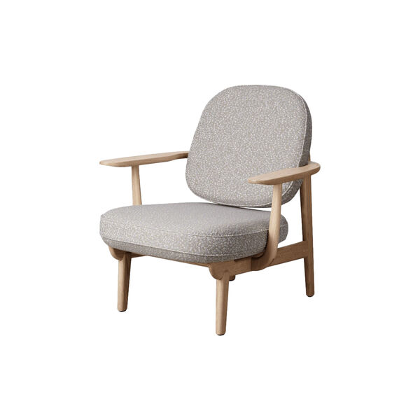JH97™ loungestol, grå/beige/hvid, Fritz Hansen