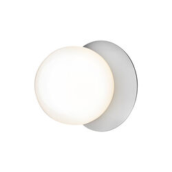 Liila 1 Medium Wall Lamp, light silver/opal Liila 1 Medium Wall Lamp, light silver/opal, Nuura