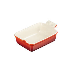 Heritage rektangulært fad 19 cm, cerise Heritage rektangulært fad 19 cm, cerise, Le Creuset