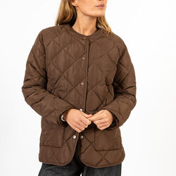 CC Heart ASTA quilted loose jacket, chocolate brown CC Heart ASTA quilted loose jacket, chocolate brown, Coster Copenhagen