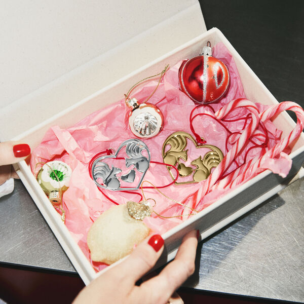 Nuts about you ornament, forgyldt, Rosendahl
