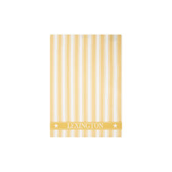 Icons Cotton Twill Waffle Striped viskestykke, yellow/white, Lexington