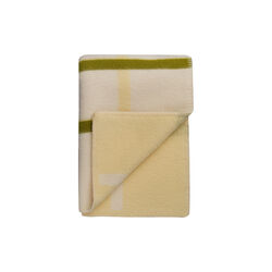 KNUT Throw, lime, R&oslash;ros Tweed