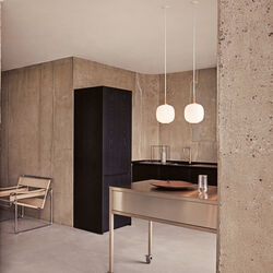 VL45 Radiohus pendel, opal white, Louis Poulsen