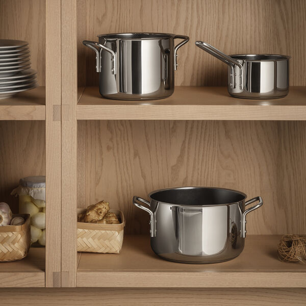 Stainless Steel Gryde keramisk bel&aelig;gning 2,2 L, Eva Trio
