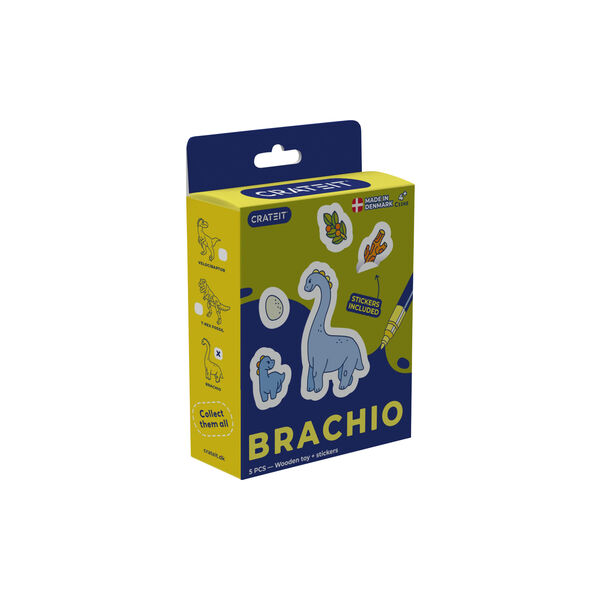 Dinosaur trælegetøj | Brachio Dinosaur trælegetøj | Brachio, Crateit