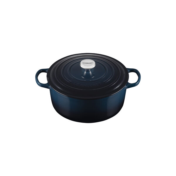 Signature rund gryde &Oslash; 28 cm, nuit, Le Creuset