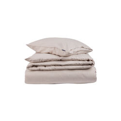 Lyocell Flannel Bed Set, beige/white, Lexington