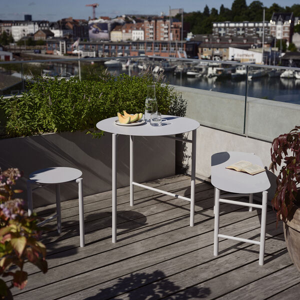 Disc b&aelig;nk, soft grey, Zone Denmark