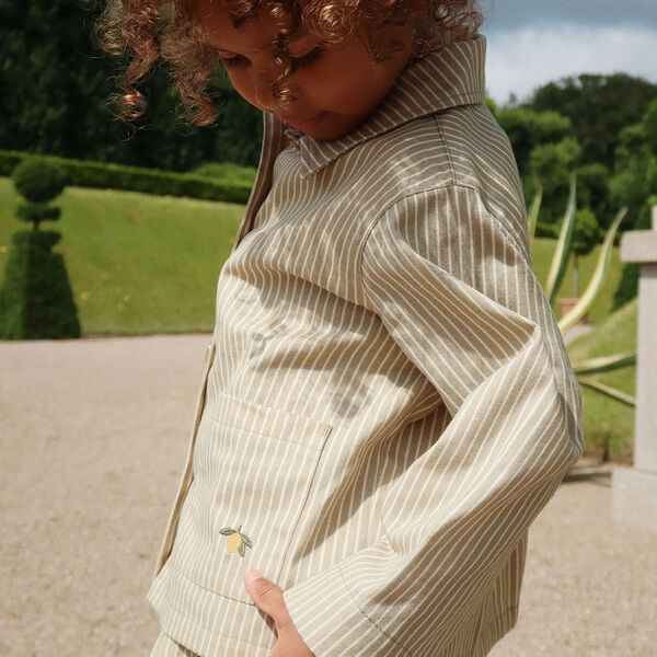 Frankie Over Shirt, tea stripe, Konges Sløjd