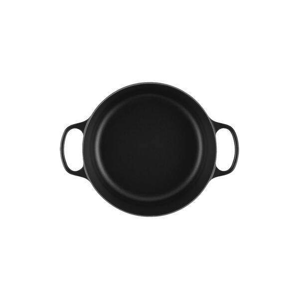 Signature rund st&oslash;bejernsgryde &Oslash; 26 cm, matte black, Le Creuset