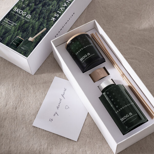 SKOG Scented Candle & Diffuser Giftset, Skandinavisk