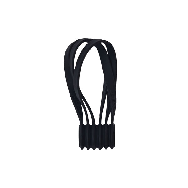 Magnetic Cable Ties, charcoal, Pedestal