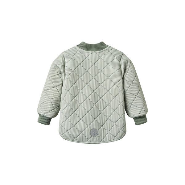 Thermo Jacket Loui, green stripe, Wheat