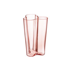 Alvar Aalto vase 25 cm, salmon pink, Iittala