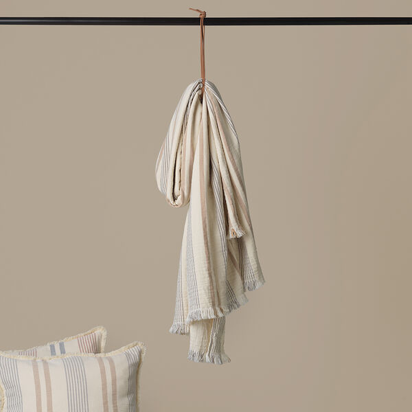 Iris plaid, blue/rusty red, ELVANG